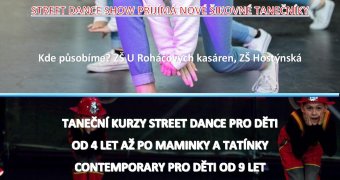 Street dance  - zkušební lekce ZDARMA