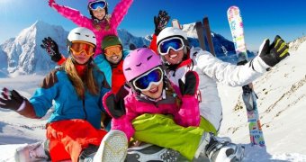 Jak dětem neznechutit první lyžování? Základem je nespěchat