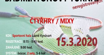 11. lázeňský švihák - badmintonový turnaj
