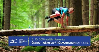 Česko - německý půlmaraton - Mizuno Trail Runni